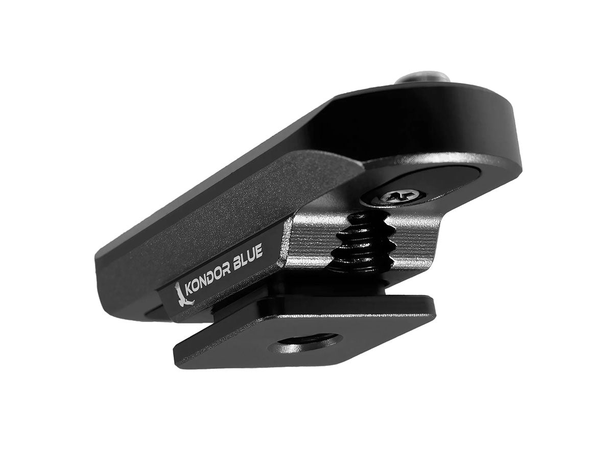 Kondor Blue NATO Rail to Hot Shoe Adapter - Raven Black