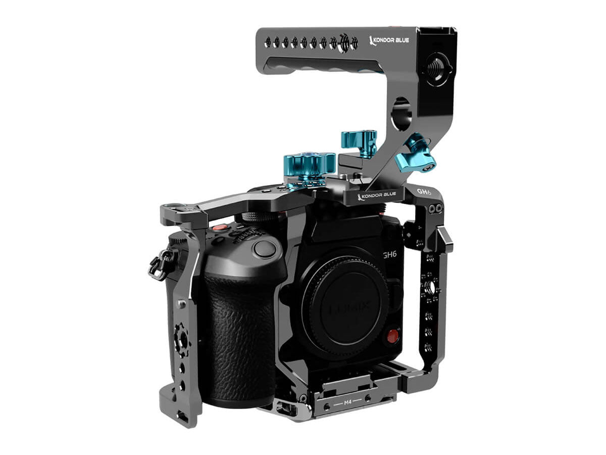 Kondor Blue Panasonic LUMIX GH6 Cage (w/ Top Handle) - Black
