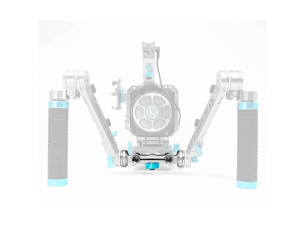 Kondor Blue 15mm ARRI Rosette Dual Rod Clamp - Space Grey