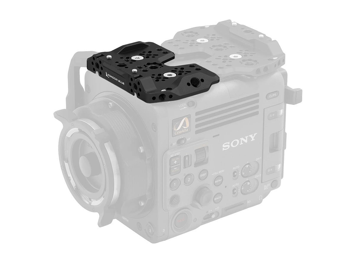 Kondor Blue Half Top NATO Plate for Sony BURANO - Raven Black