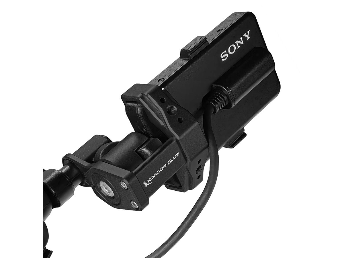 Kondor Blue EVF Bracket Stabilizer for Sony FX6 - Raven Black