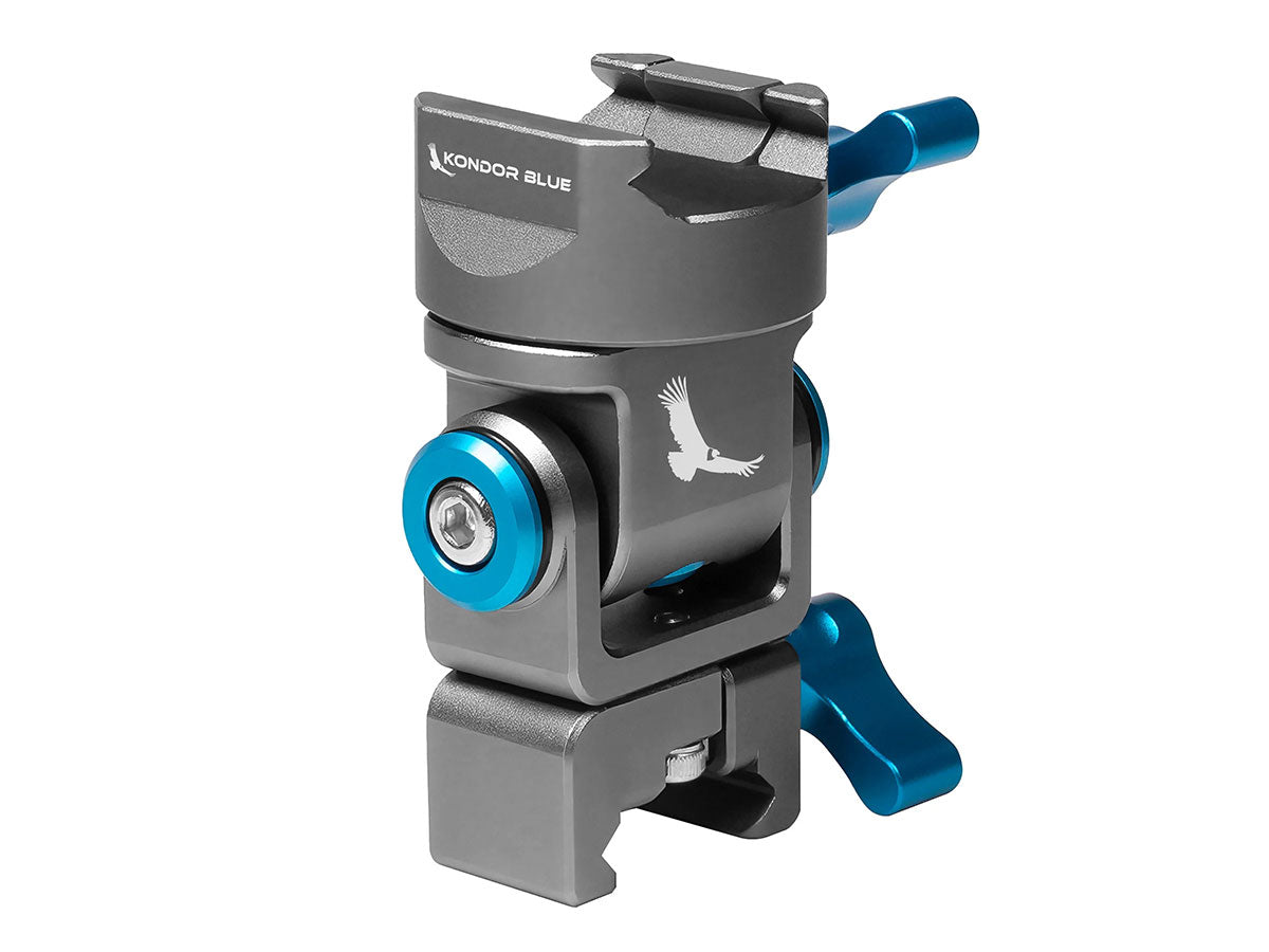 Kondor Blue NATO to NATO Swivel Tilt Monitor Mount (Pan/Tilt) - Space Grey