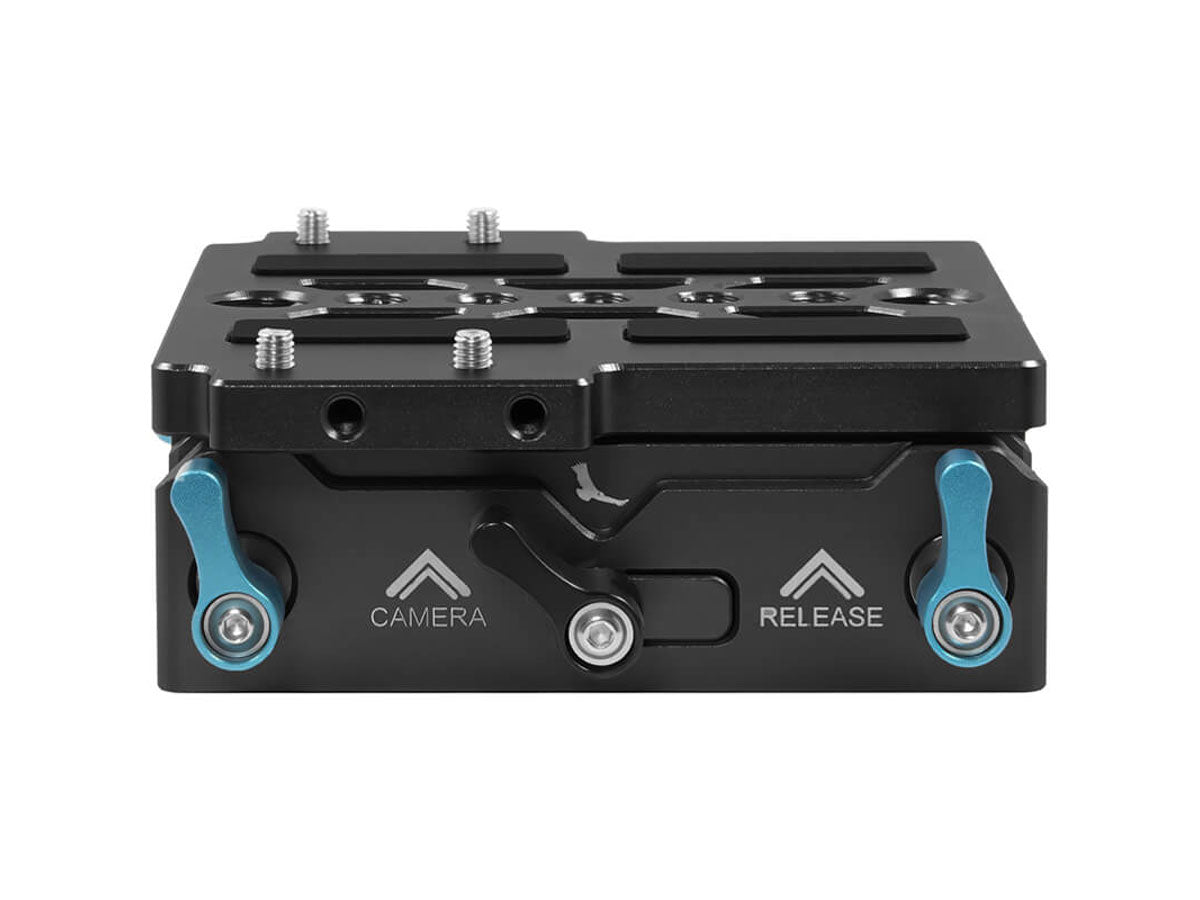 Kondor Blue LWS ARRI Bridge Plate with Riser for ARRI Alexa Mini - Black