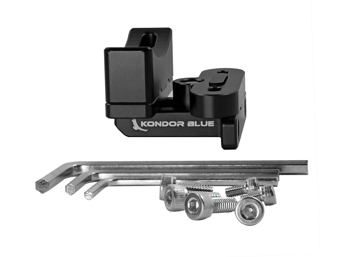 Kondor Blue RF Lens Mount Bracket for Speed Boosters & Adapters - Raven Black