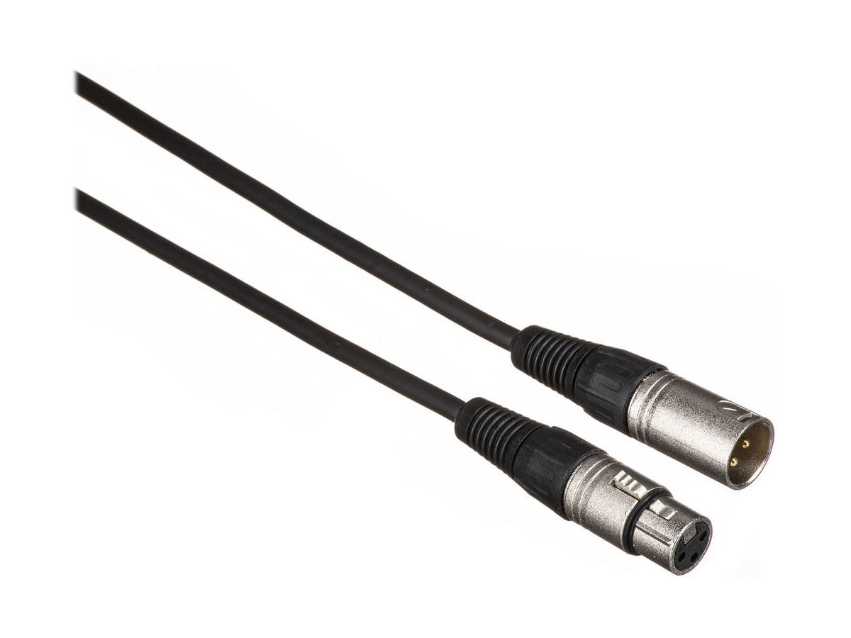Kramer 3-Pin XLR Male to 3-Pin XLR Female Quad-Style Cable (15')