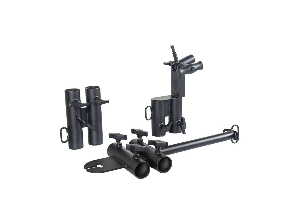 Kupo Double Pipe Boom Rig For Pipe 1-1/4" Sch.40 (42.4mm) - Black