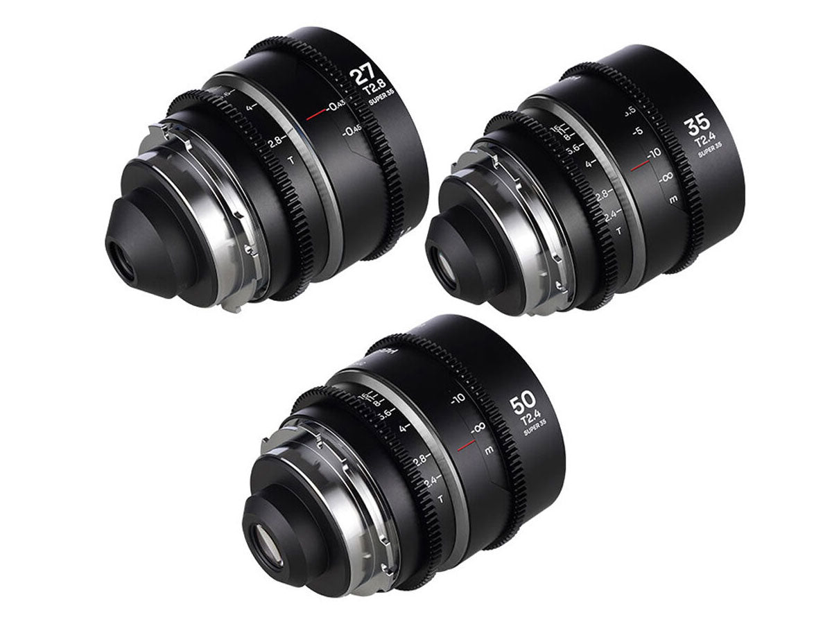 Laowa Nanomorph 3 Lens Kit - 27/35/50mm (Silver) - PL/EF Mount