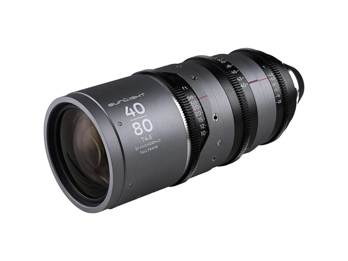 Laowa Sunlight 40-80mm T4.5 2x FF Anamorphic Zoom - PL Mount (Silver)