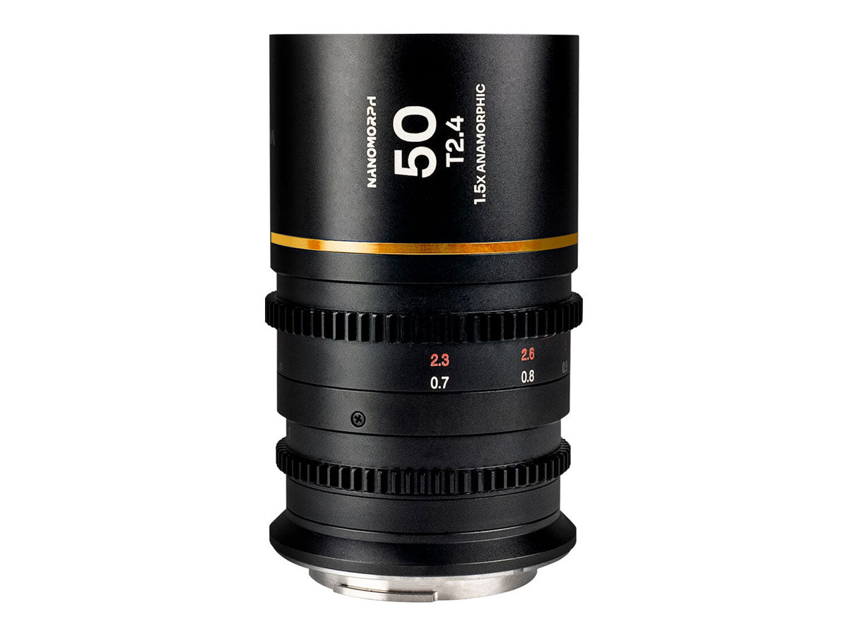 Laowa Nanomorph 50mm T2.4 1.5X S35 Lens (Amber) - E Mount