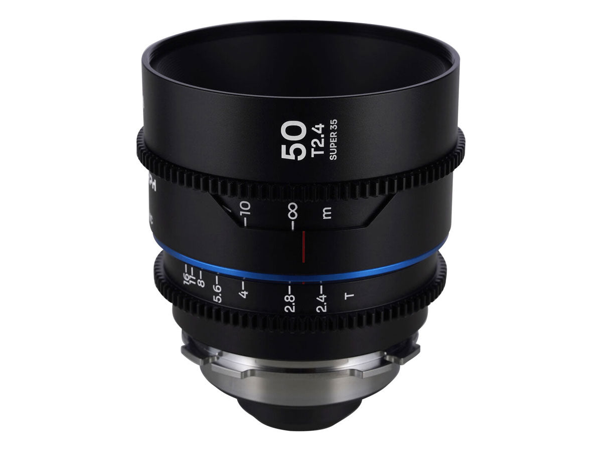 Laowa Nanomorph 50mm T2.4 1.5X S35 Lens (Blue) - PL/EF Mount