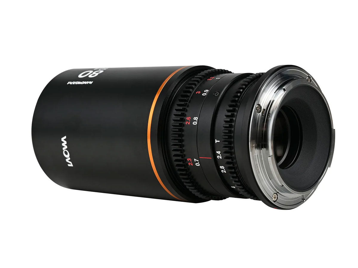 Laowa Nanomorph 80mm T2.4 1.5X S35 - Fuji X Mount (Amber)
