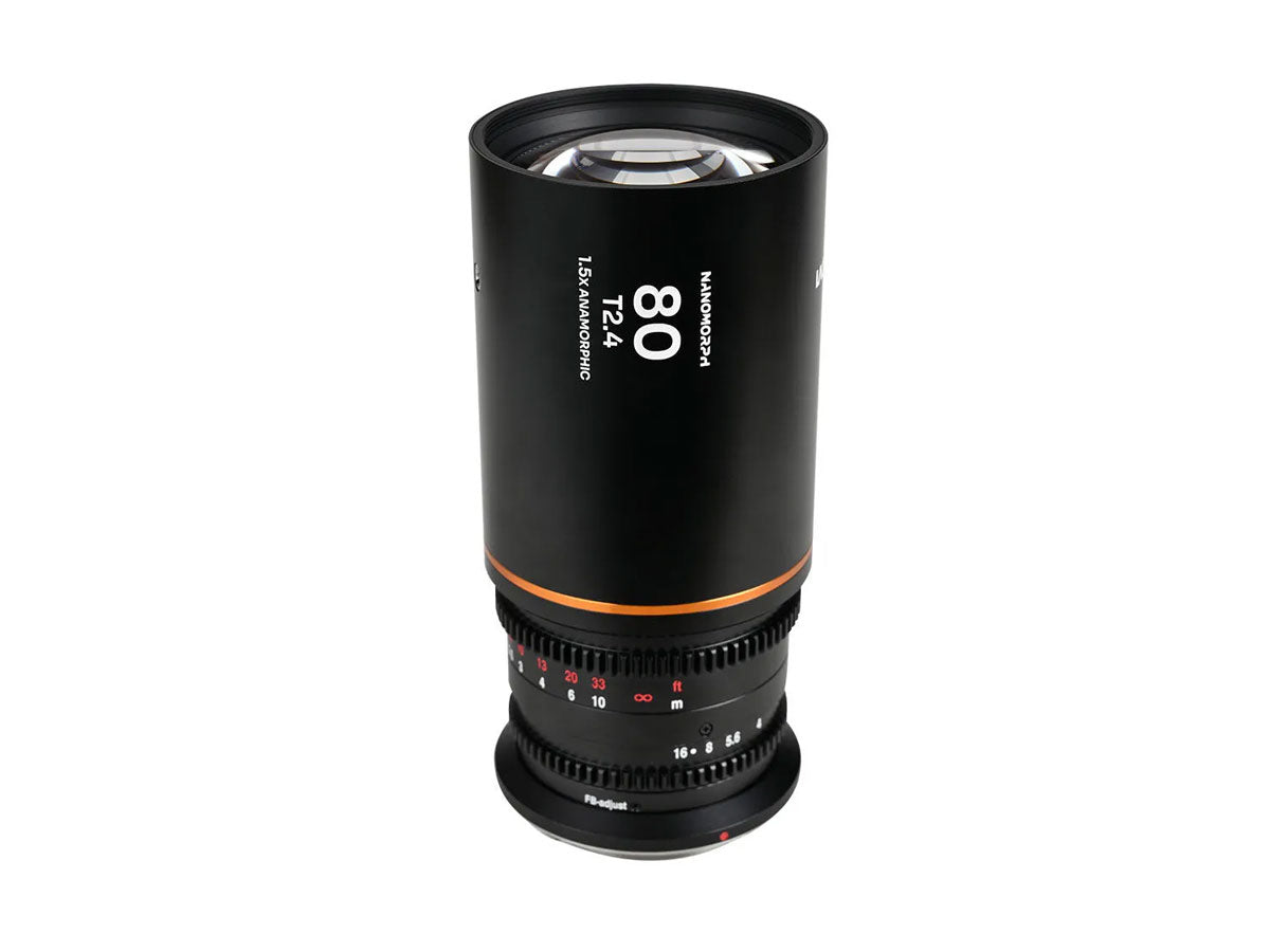 Laowa Nanomorph 80mm T2.4 1.5X S35 - L Mount (Amber)