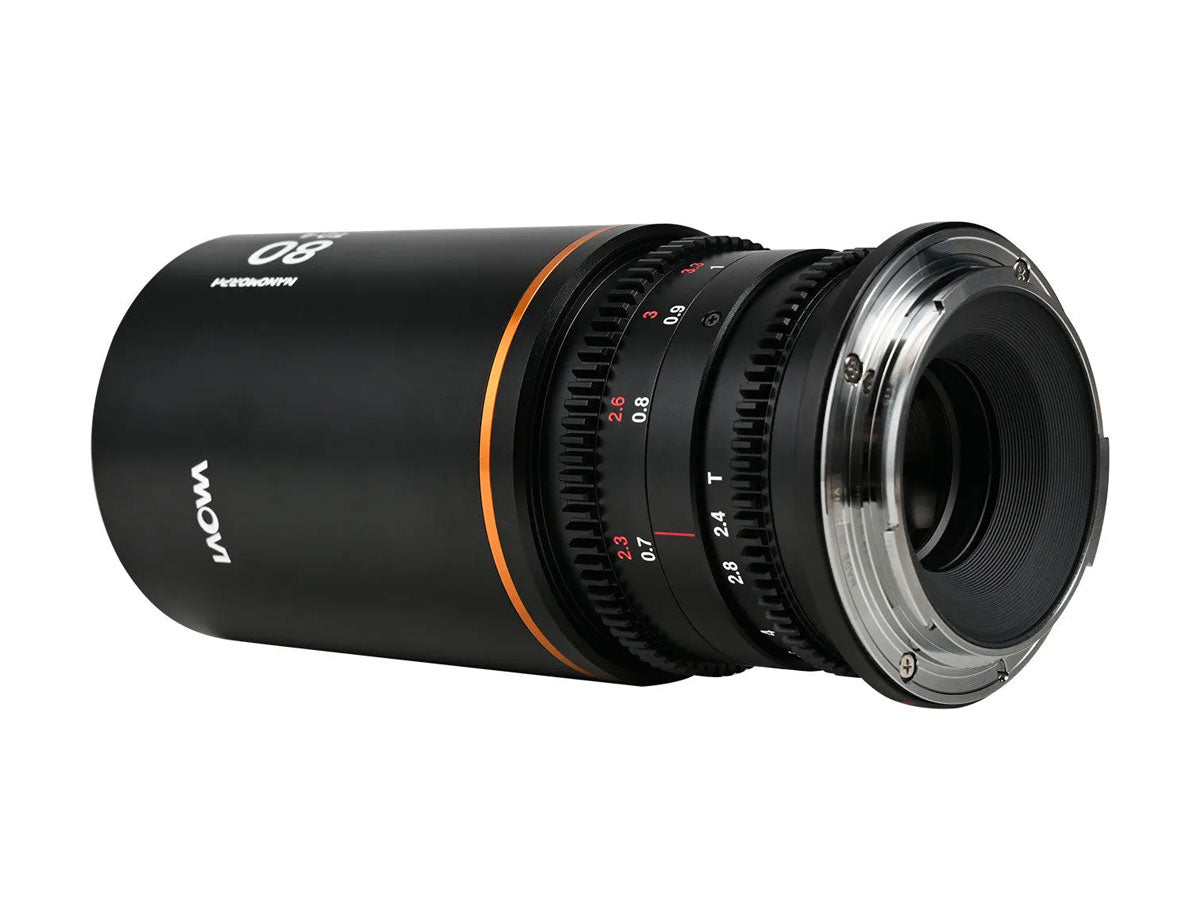 Laowa Nanomorph 80mm T2.4 1.5X S35 - L Mount (Amber)