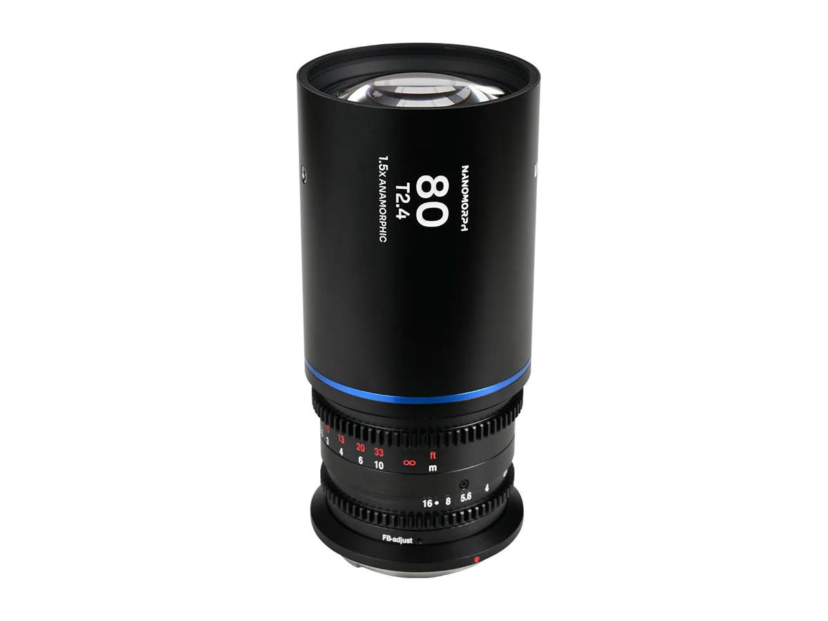 Laowa Nanomorph 80mm T2.4 1.5X S35 - RF Mount (Blue)