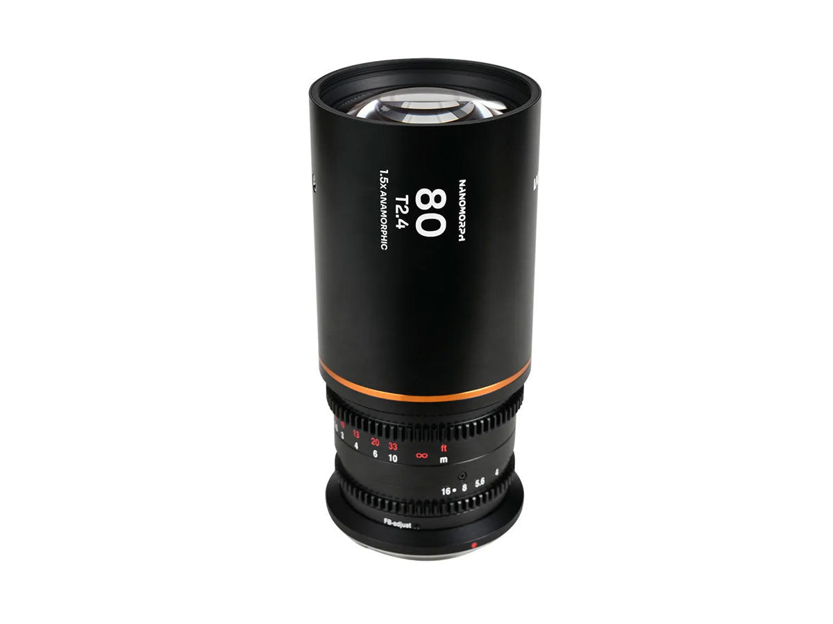 Laowa Nanomorph 80mm T2.4 1.5X S35 - E Mount (Amber)