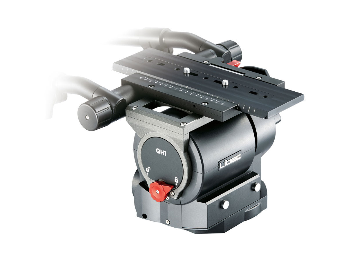 Libec QD-10PD Pedestal System with QH1 Head, P1000 Pedestal Column & DL-15B Dolly
