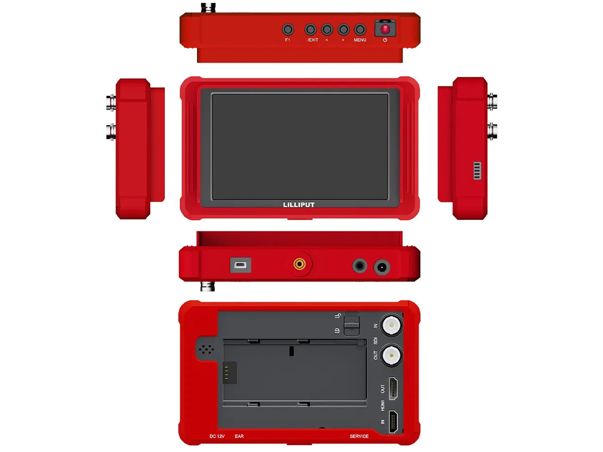 Lilliput FS5 - 5.4" HDMI 2.0 & 3G-SDI On-Camera Monitor