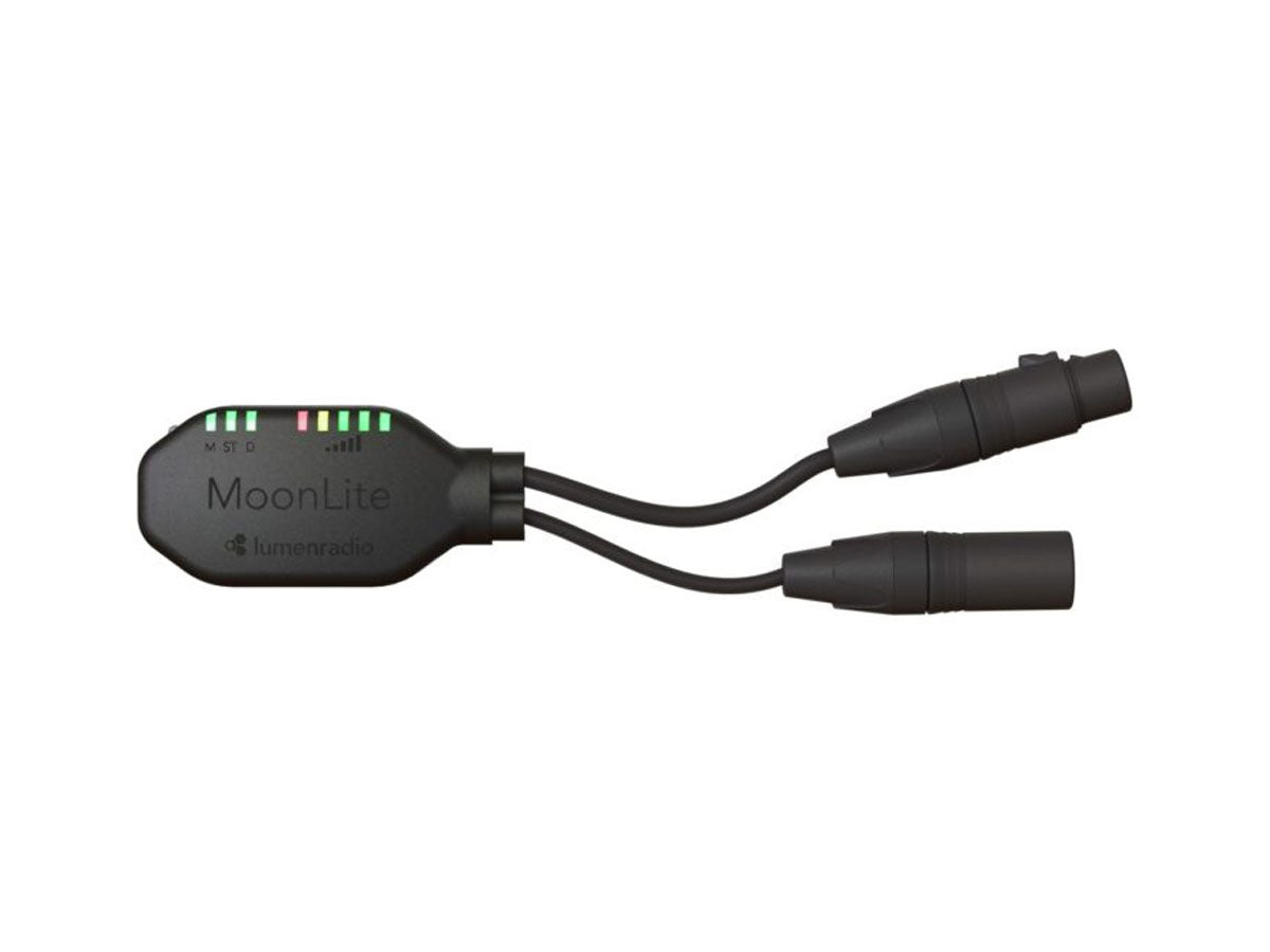 LumenRadio MoonLite Rechargeable CRMX DMX/RDM Transceiver with Bluetooth