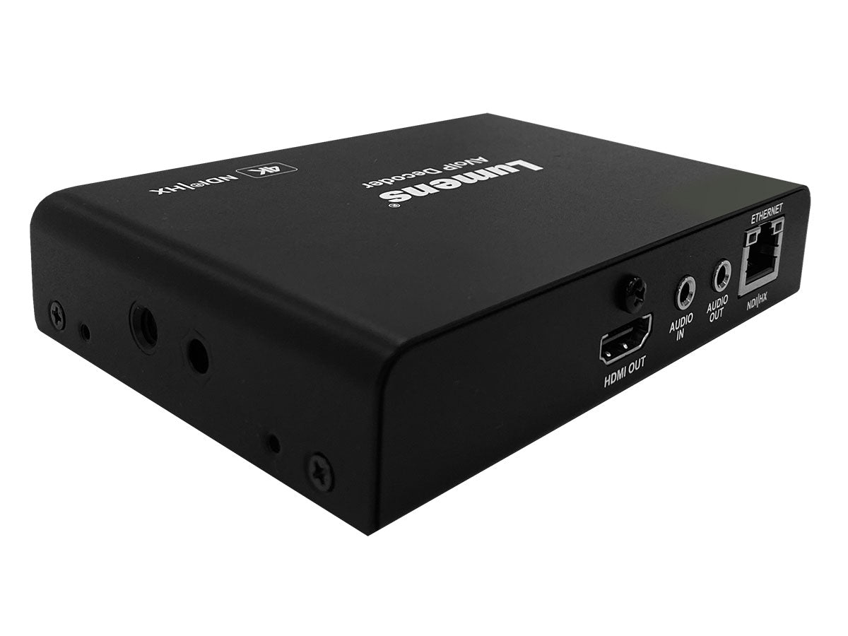 Lumens OIP-N60D AV over IP and NDI HX 4K Decoder