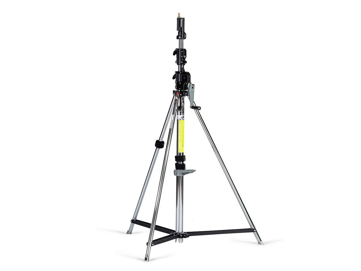 Manfrotto Geared Wind-Up Stand with Safety Release Cable (Chrome Steel)