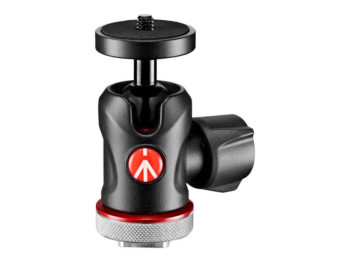 Manfrotto Micro Ball Head with Cold Shoe Mount