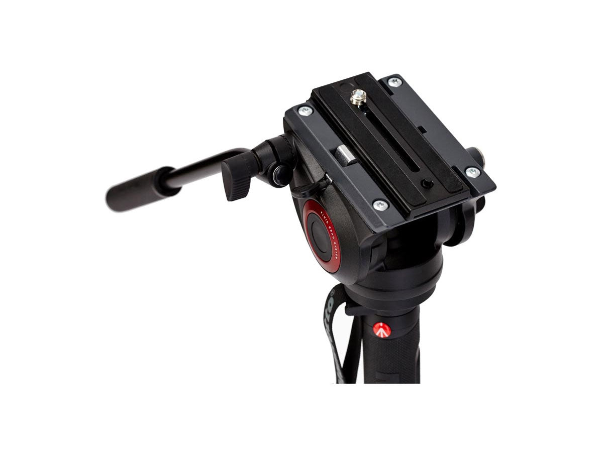 Manfrotto XPRO 4 Section Video Monopod with Fluid Head and Fluid Tech Base