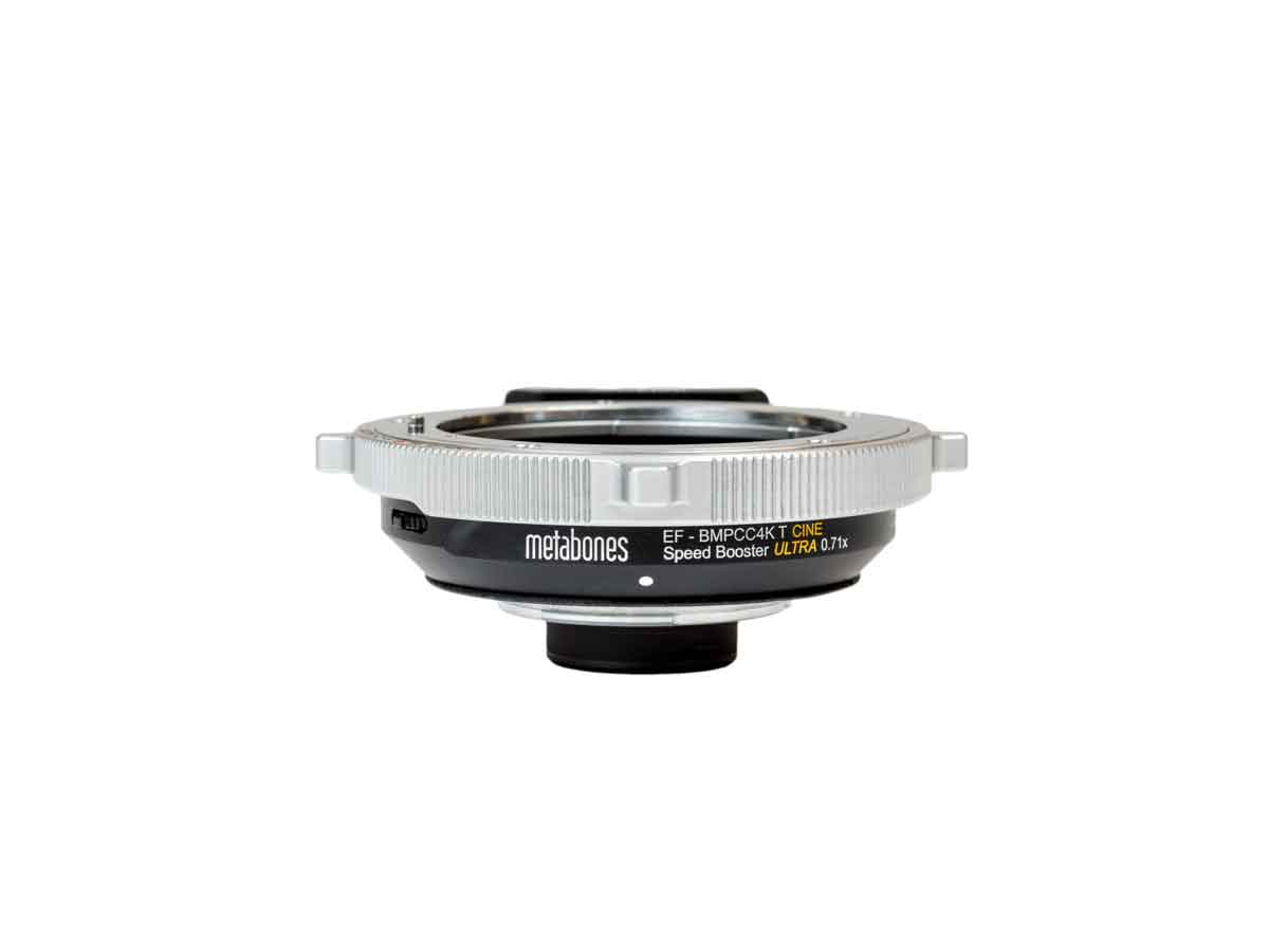 Metabones Canon EF to BMPCC4K T CINE Speed Booster ULTRA 0.71x. For BMPCC 4K Camera with APS-C & Full Frame Lenses + CINE Lock