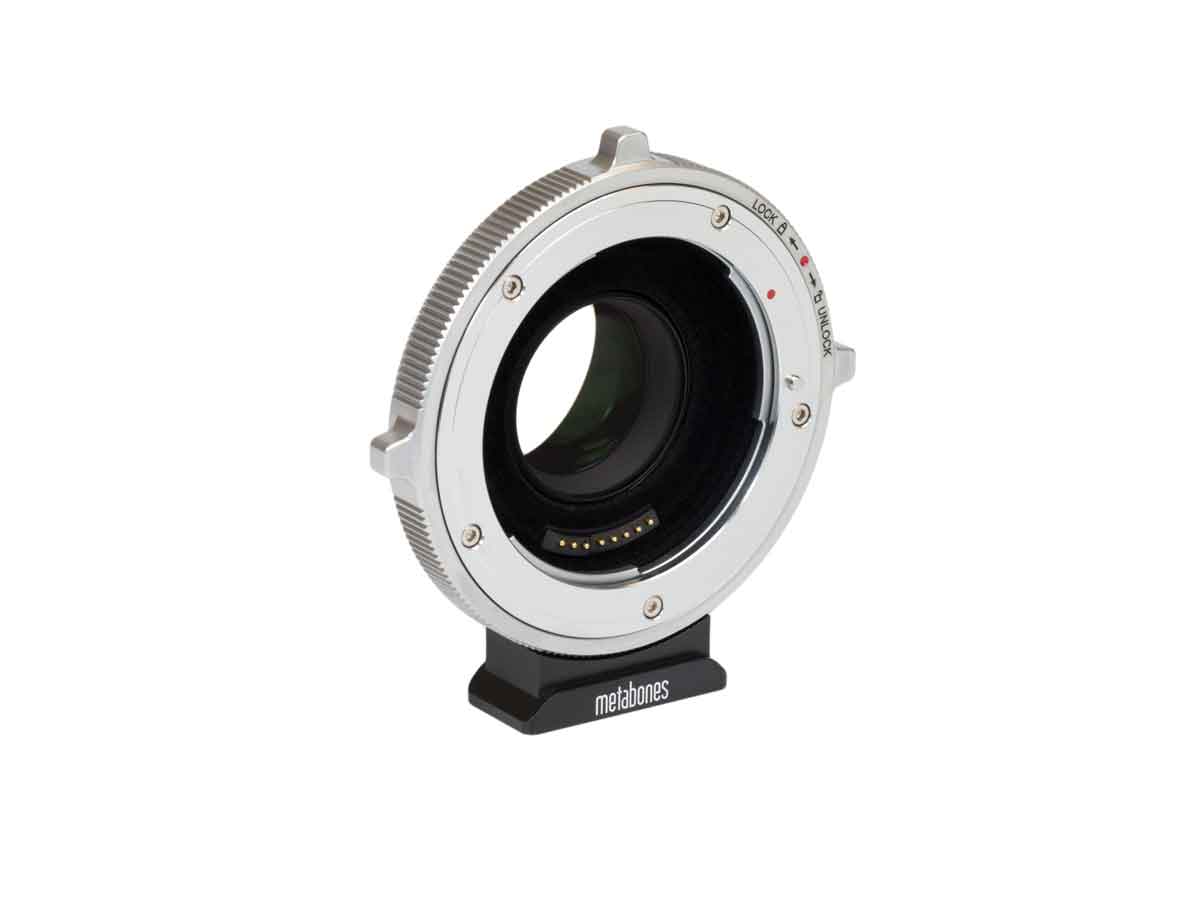 Metabones Canon EF to BMPCC4K T CINE Speed Booster ULTRA 0.64x. For BMPCC 4K camera with Full Frame Lenses + CINE Lock