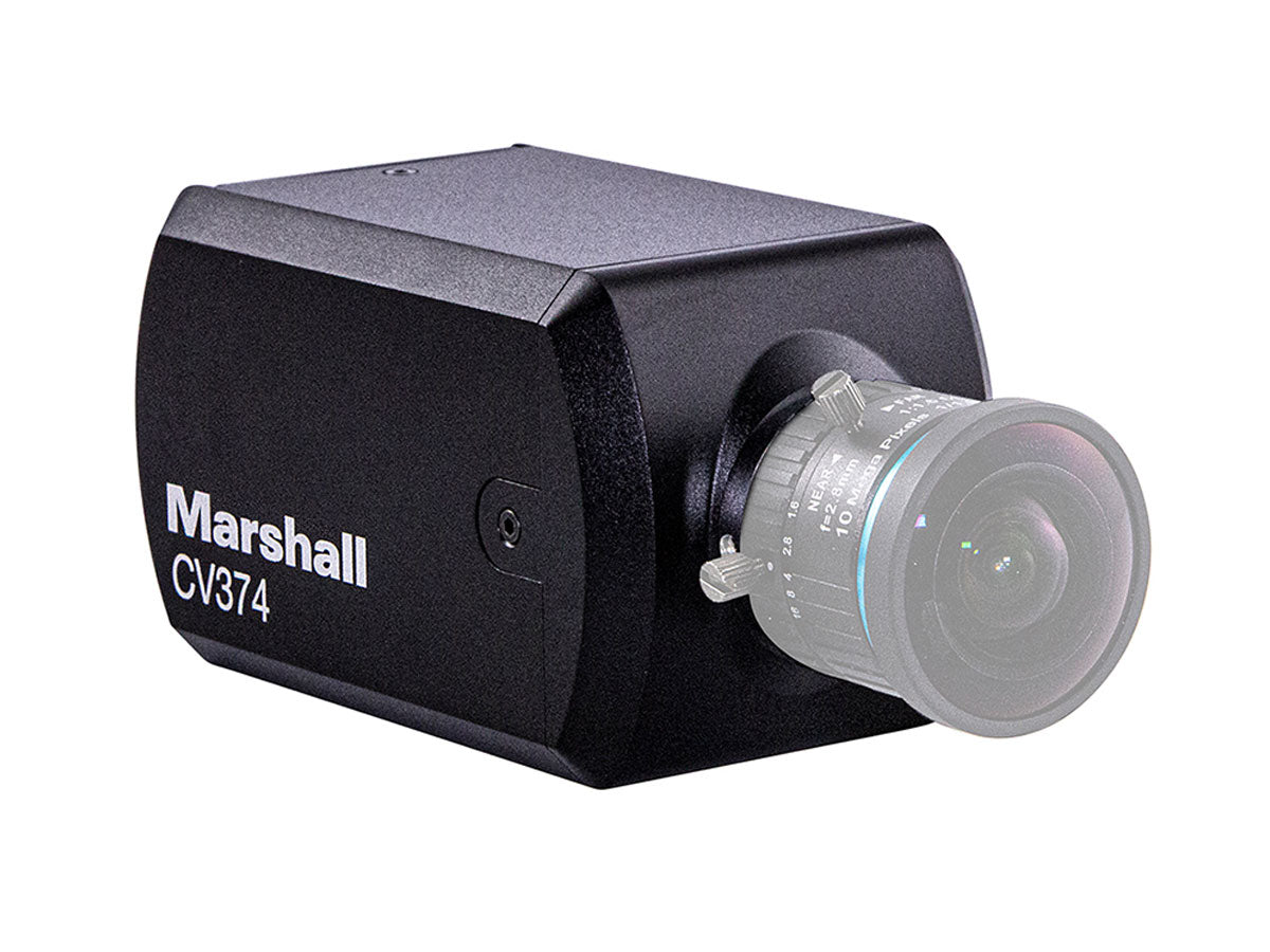 Marshall Electronic CV374 Compact 4K (UHD) Camera - NDI|HX3 & HDMI