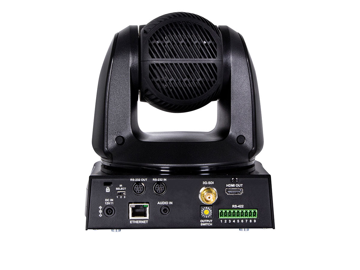 Marshall Electronics CV630IP 4K (UHD) PTZ Camera with 4.6mm-135mm 30x Zoom Lens - Black
