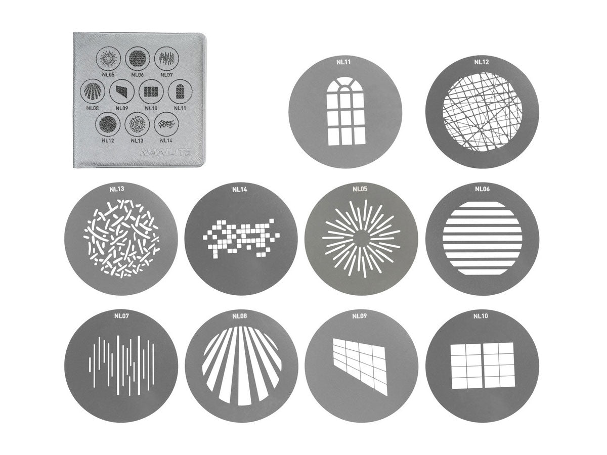 Nanlite Gobo Set 1 for Forza FM Mount Projector