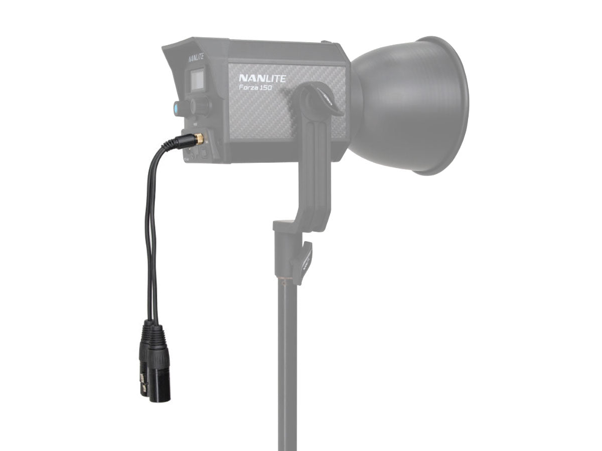 Nanlite DMX Adapter Cable with Locking 3.5mm Connector