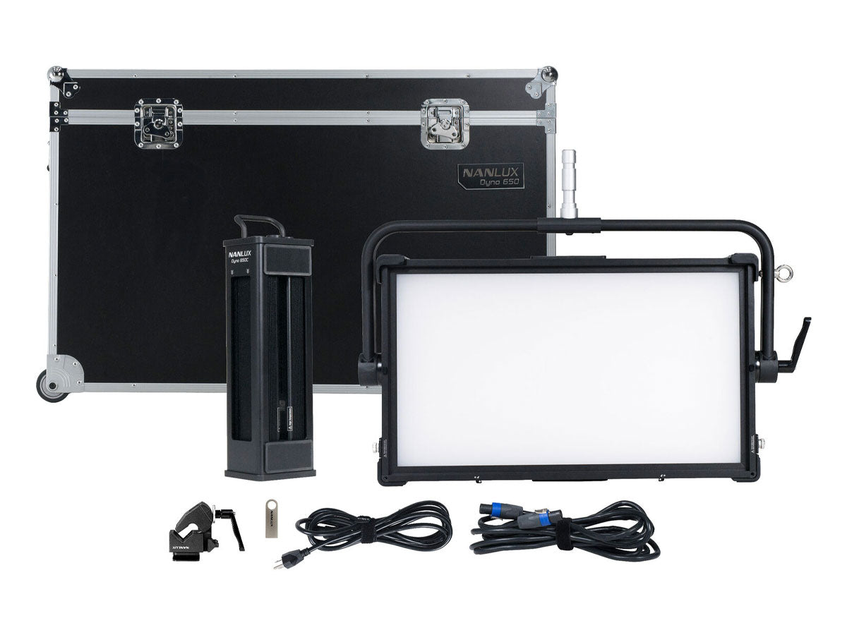 Nanlux DYNO 650C RGBWW Soft Panel Light with Flight Case