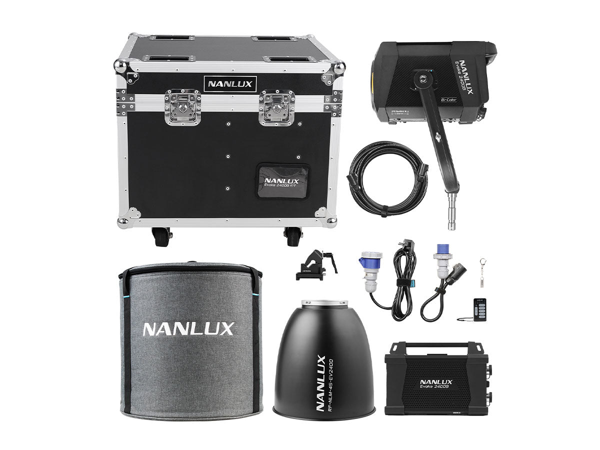 Nanlux Evoke 2400B Flight Case + Reflector Kit