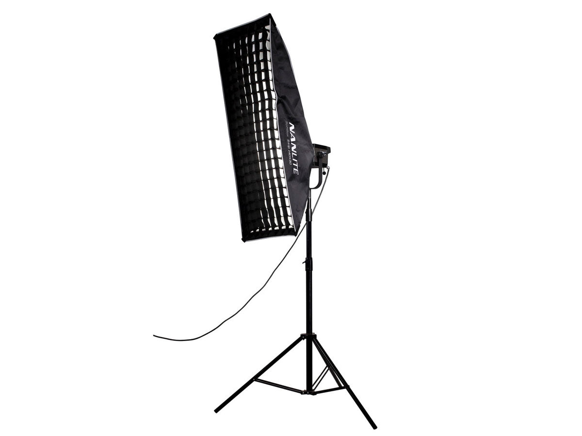 Nanlite Asymmetrical Stripbank Softbox with Bowens Mount (18x43in)