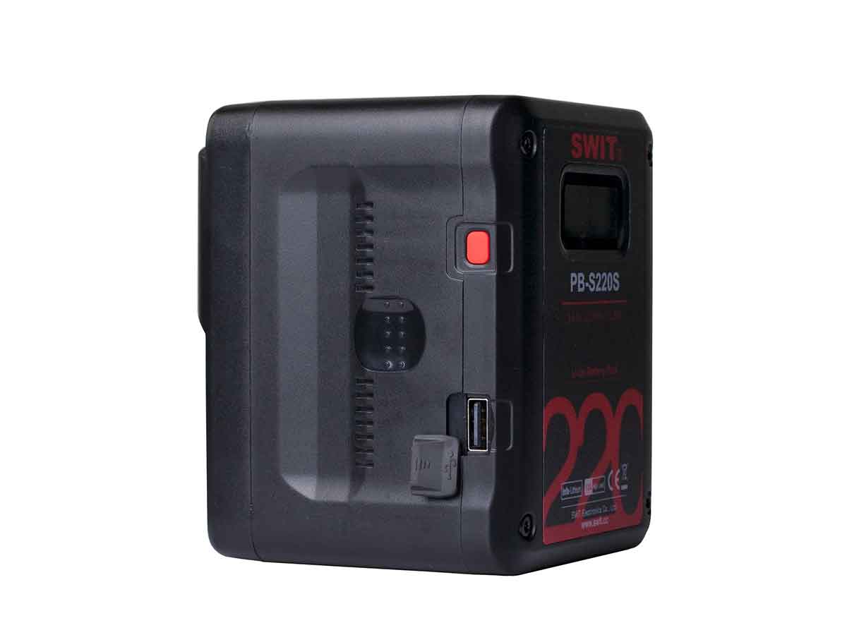 Swit PB-S220S 220Wh Square Digital Battery - V-Lock