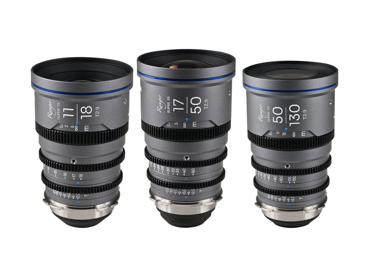 Laowa Ranger Lite S35 T2.9 Cine Lens Bundle - 11-18mm, 15-50mm & 50-130mm (PL Mount)