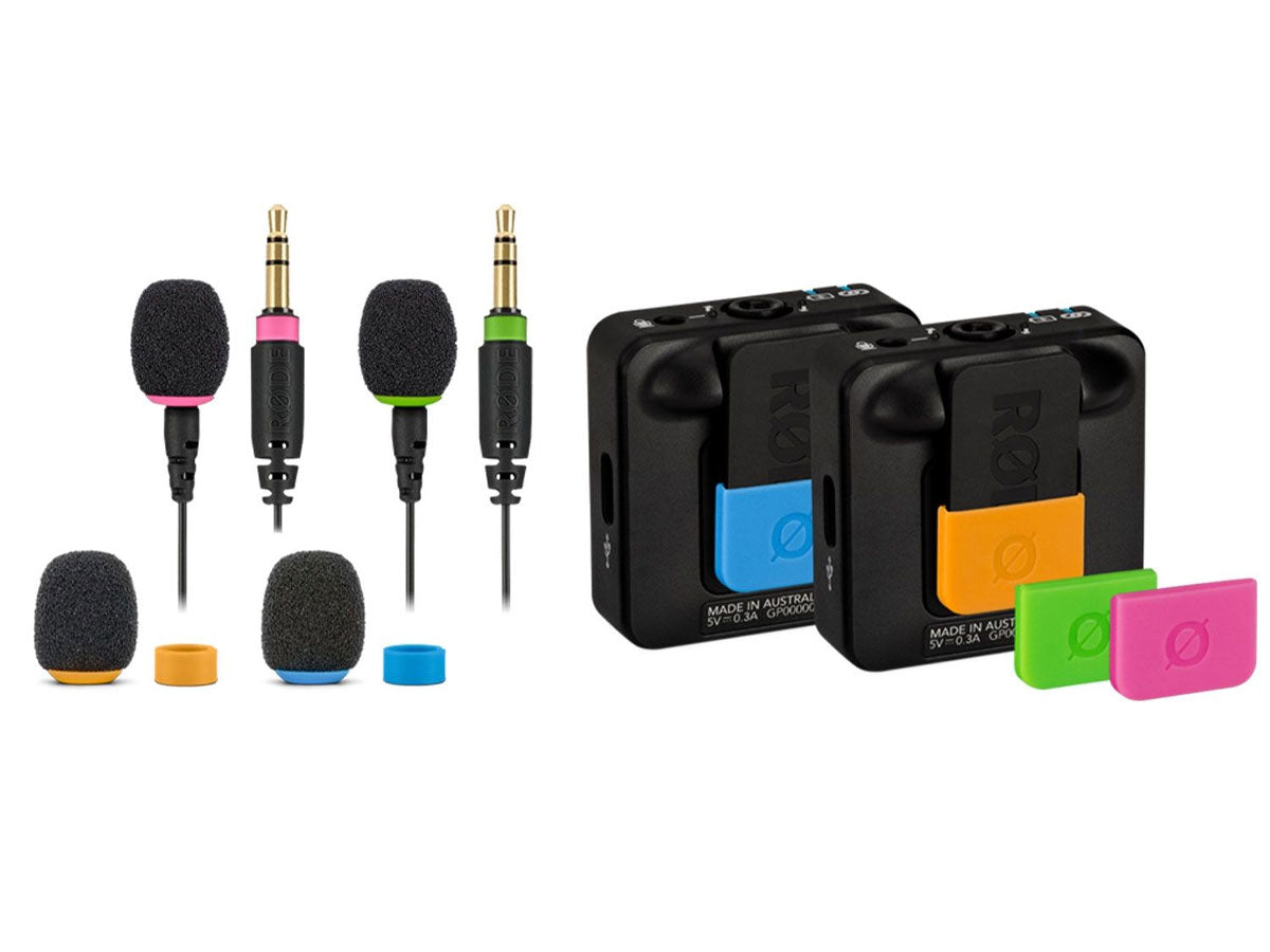 Rode COLORS - Coloured Identification Set For Wireless GO & Lavaliers