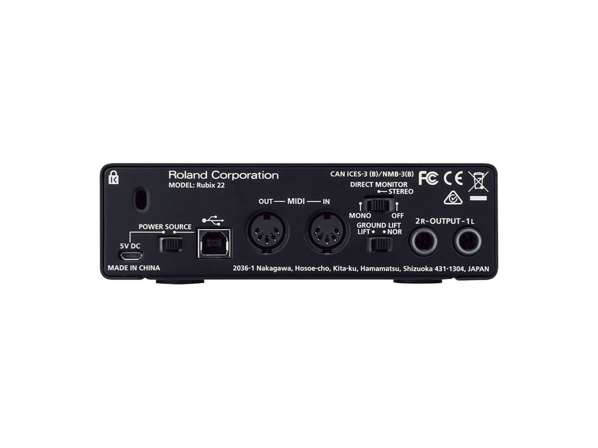 Roland RUBIX22 2-in/2-out USB Audio Interface