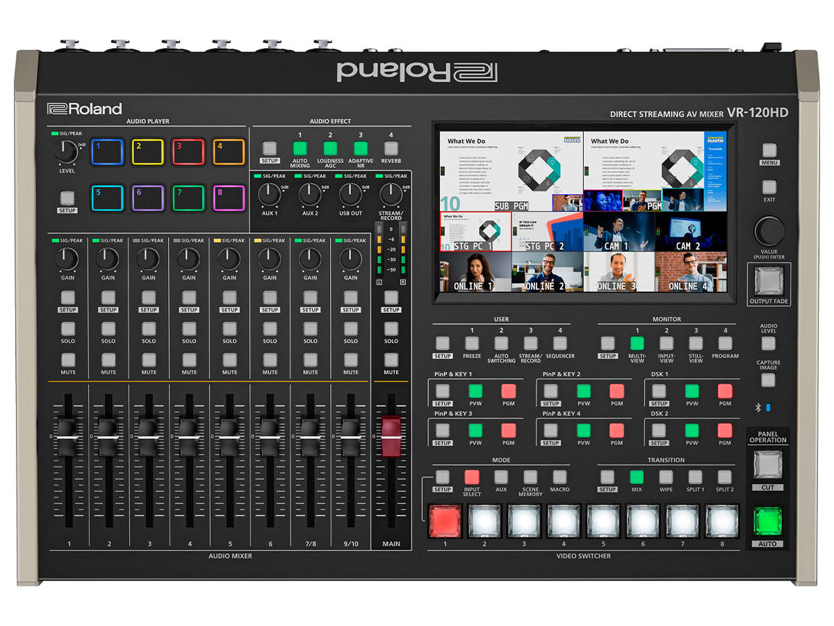 Roland VR-120HD Direct Streaming AV Mixer