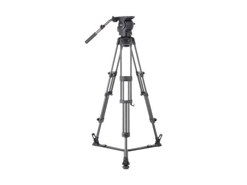 Libec RSP-750C Professional Carbon Piping Tripod System with Floor-level Spreader for ENG Setups