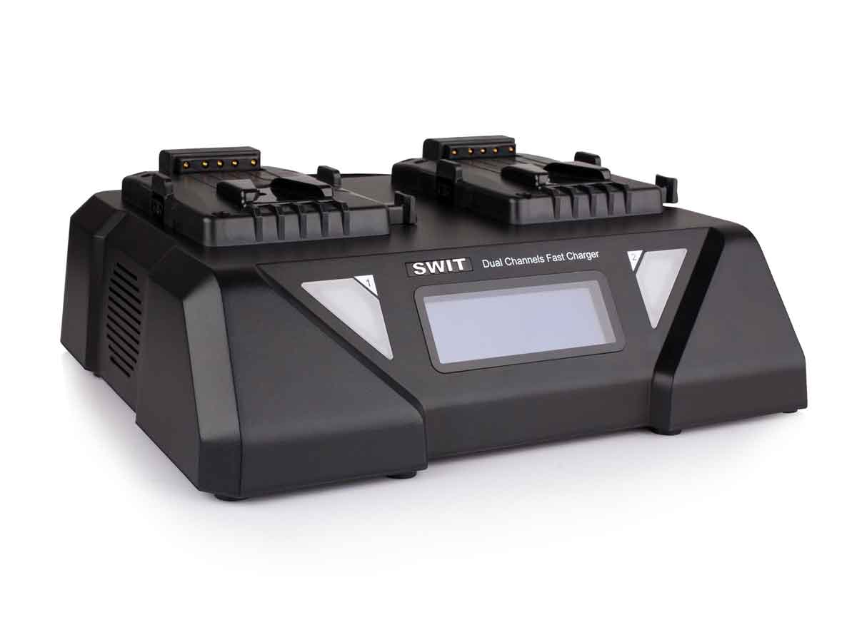 Swit S-3812S 2-ch V-Mount Fast Charger