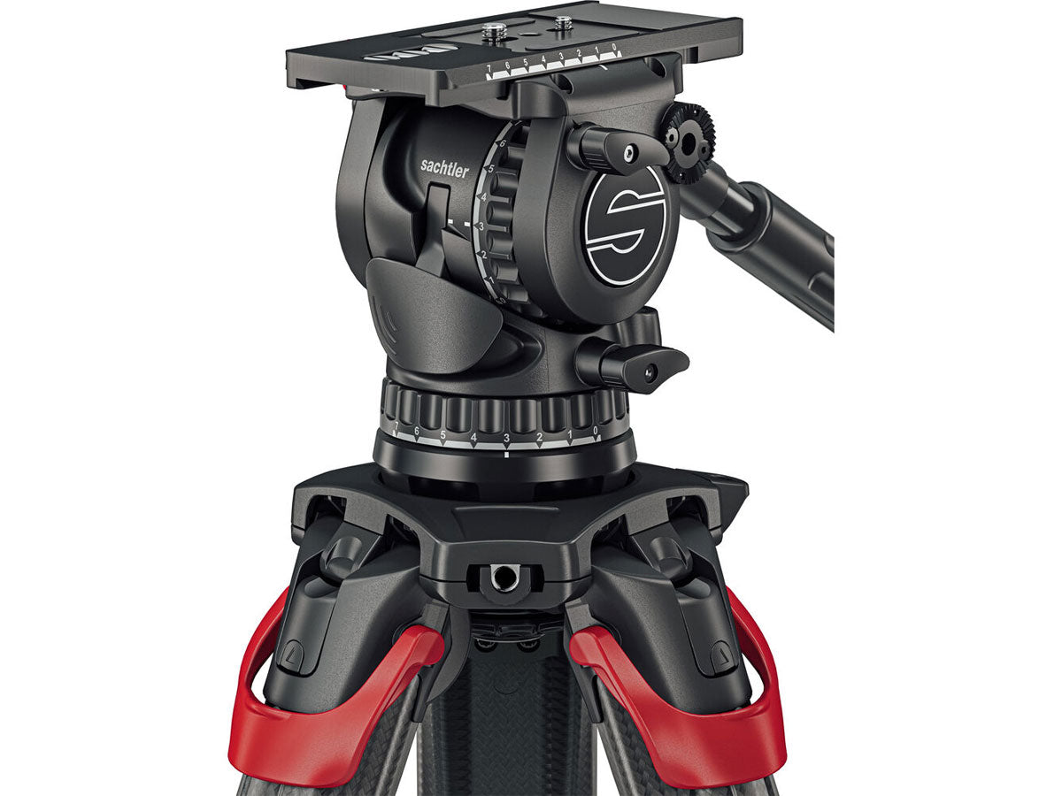 Sachtler System aktiv14T & flowtech 100 with Ground Spreader