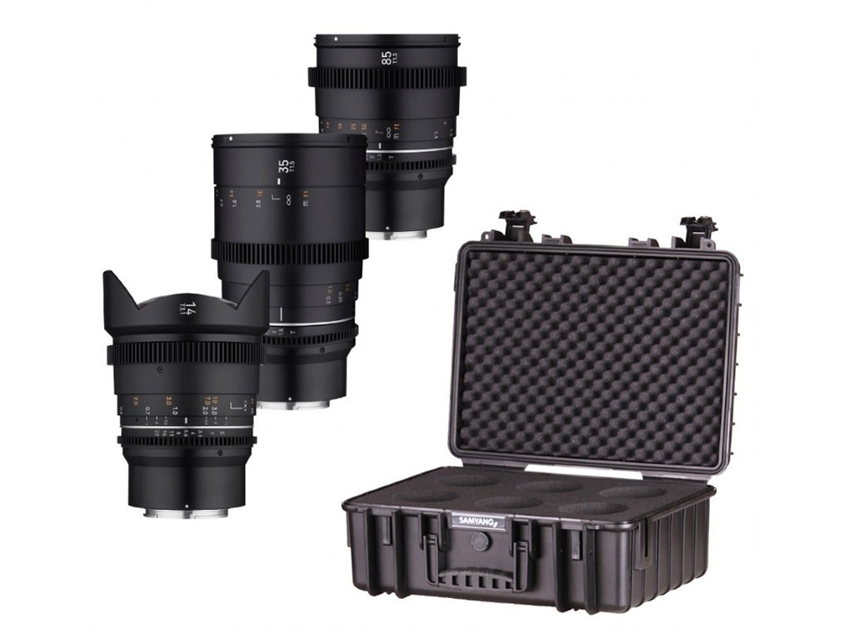 Samyang VDSLR Mark II 3 Lens Kit - FE Mount