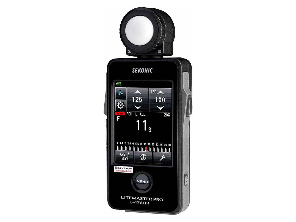 Sekonic L-478DR-EL LiteMaster PRO for Elinchrom Skyport System Light Meter
