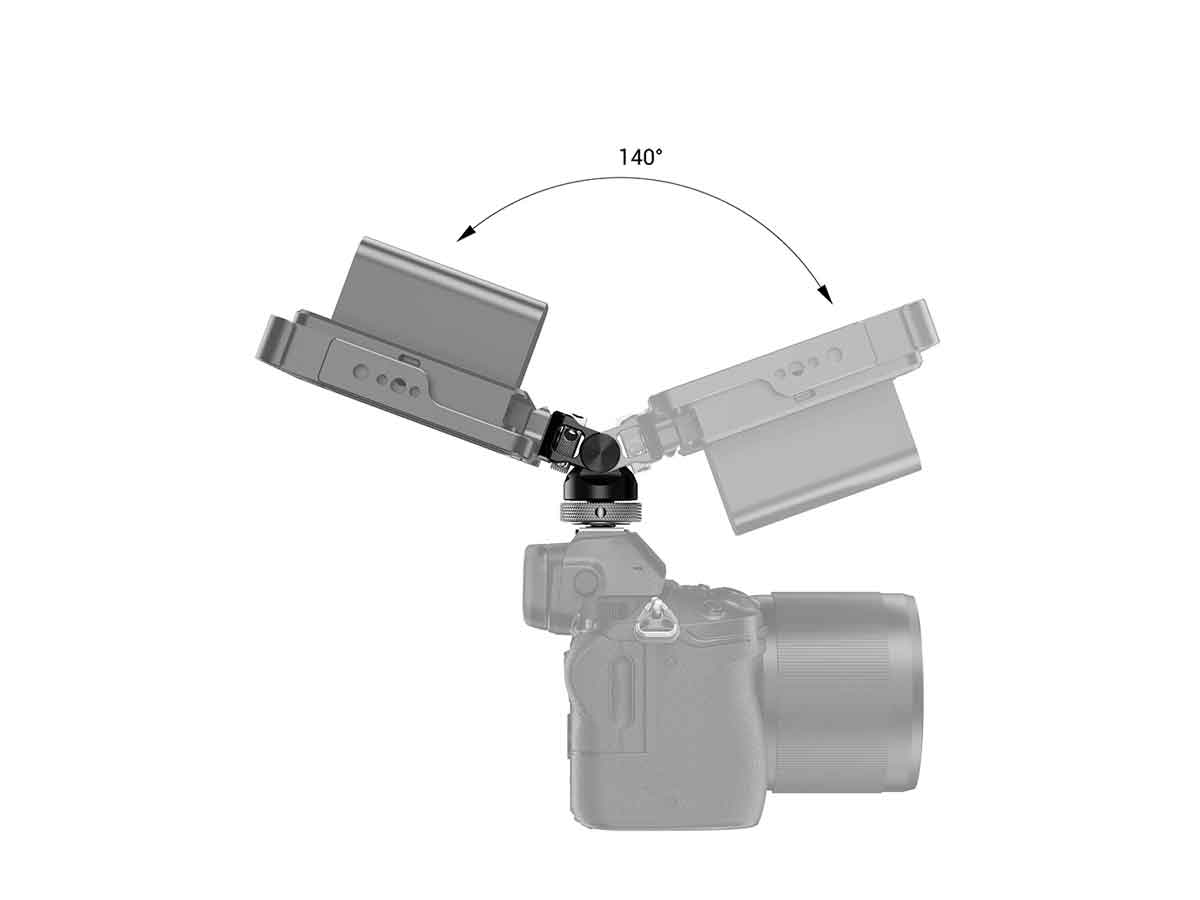 SmallRig Swivel and Tilt Monitor Mount with Cold Shoe BSE2346
