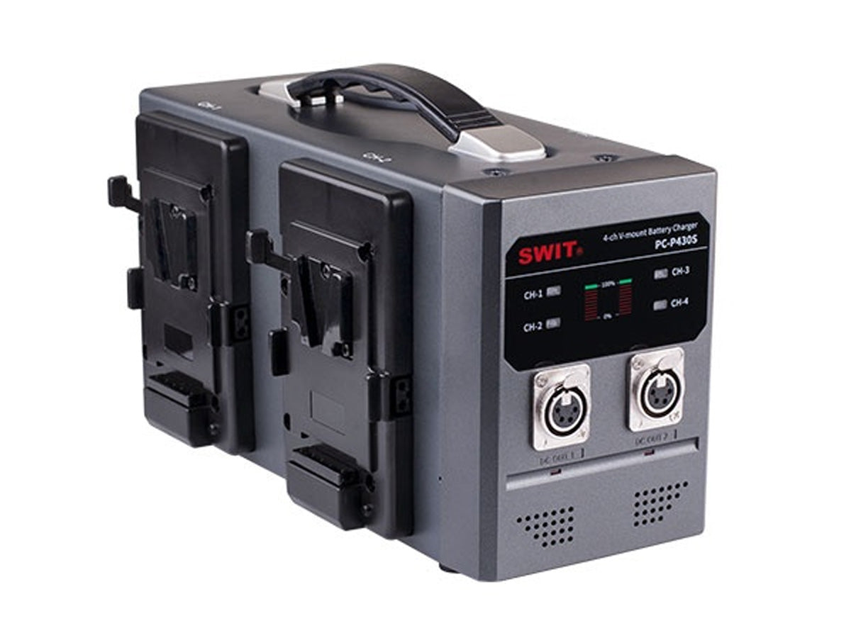 Swit PC-P430S 4-Channel V-Mount Battery Quick Charger