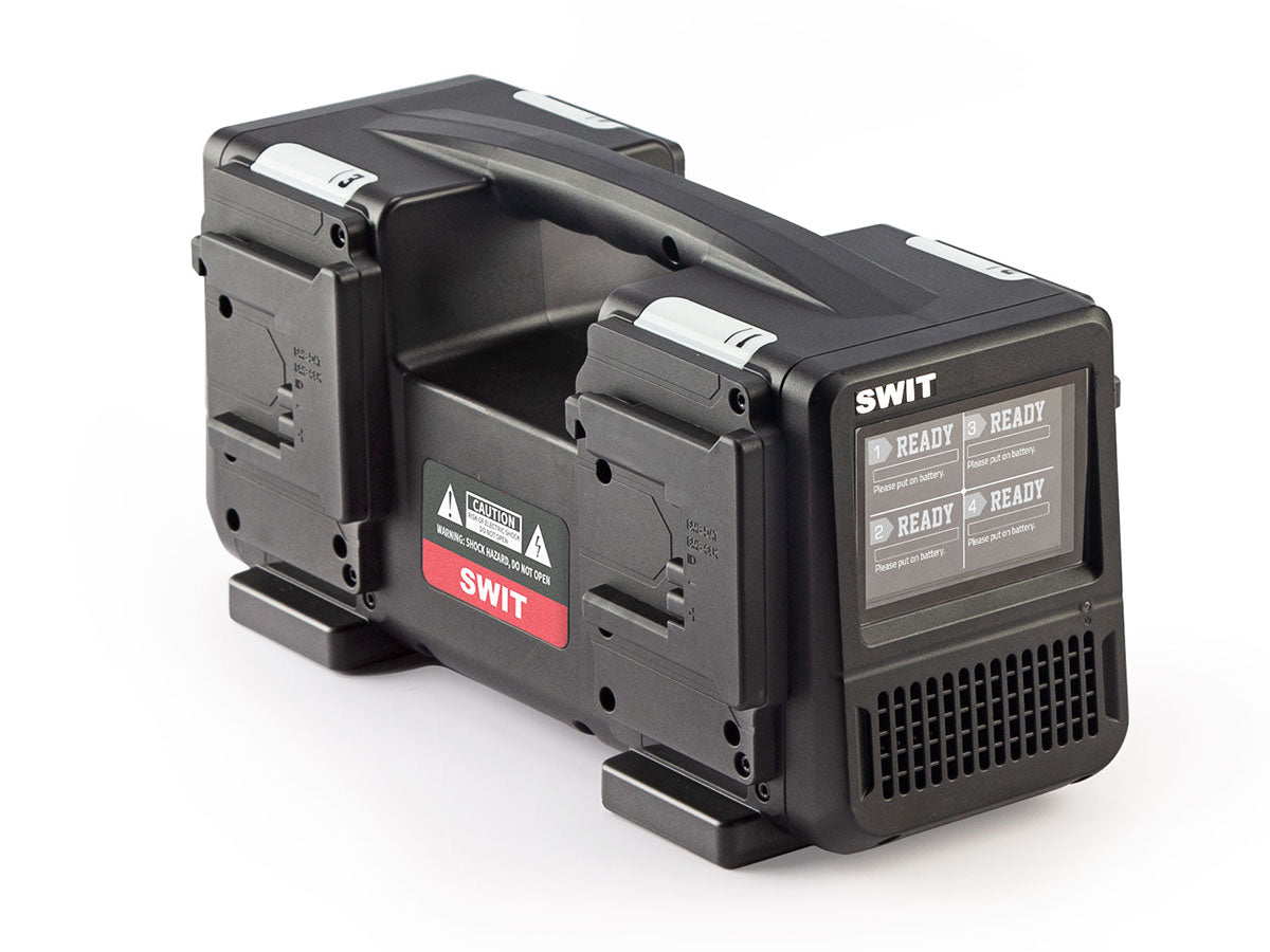 SWIT PC-P461B - 4ch x max 6A Top Fast Simultaneous 14V/28V Charger - B-Mount