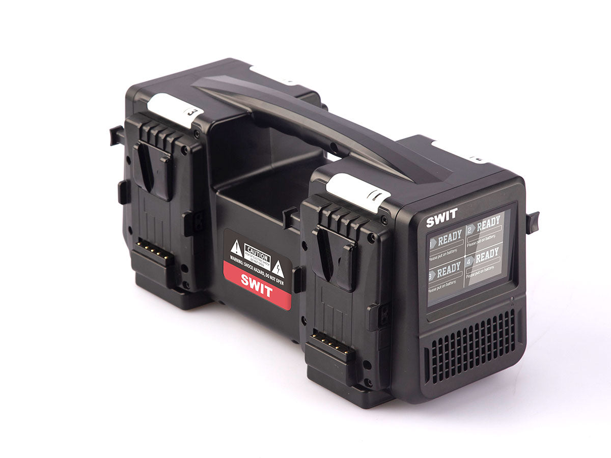 SWIT PC-P461S - 4ch x max 6A Top Fast Simultaneous 14V/28V Charger - V-Mount