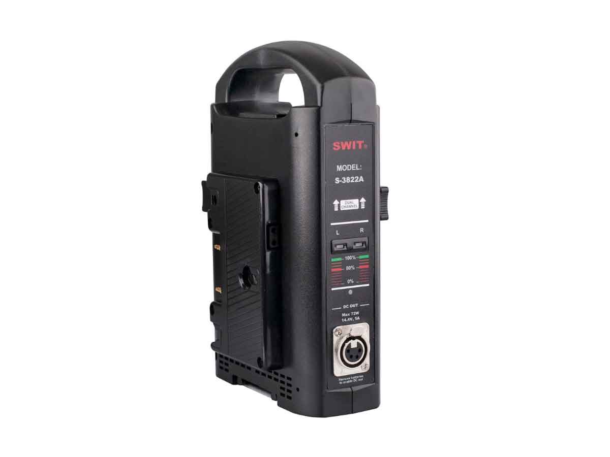 Swit S-3822A 2-ch Gold Mount Charger